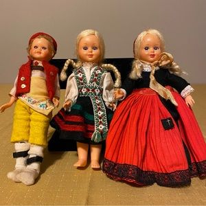 Milo Italy vintage mini dolls